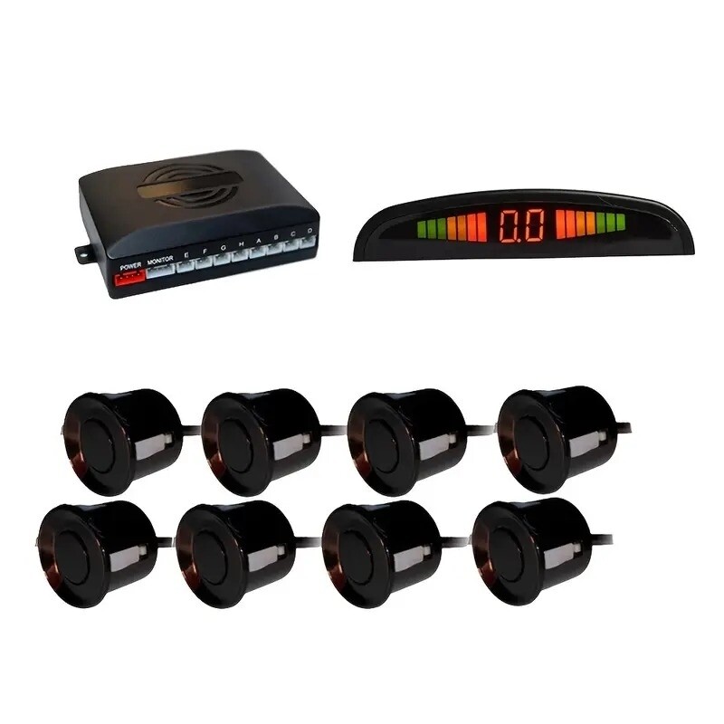 Kit de 8 Sensores de Reversa. Advertencia