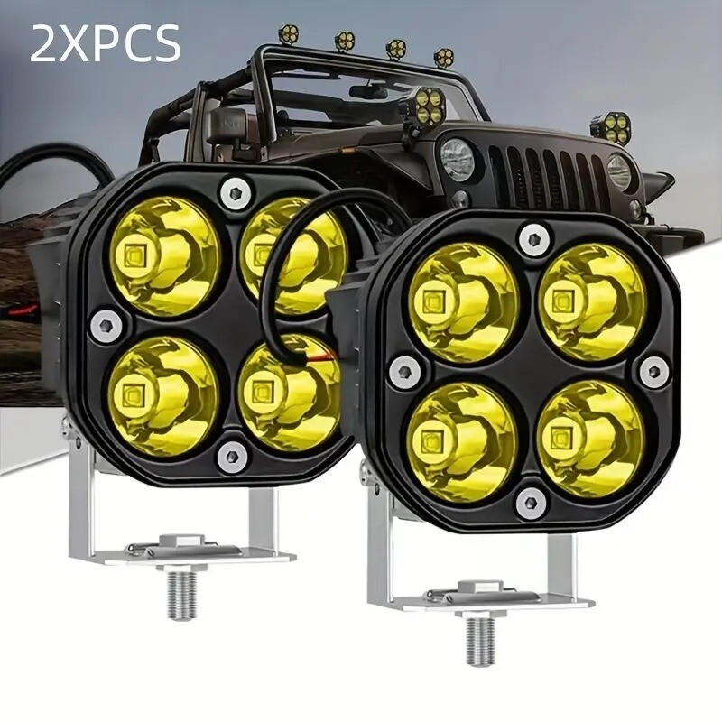 2 Luces LED, Rzr y todo terreno, camiones.