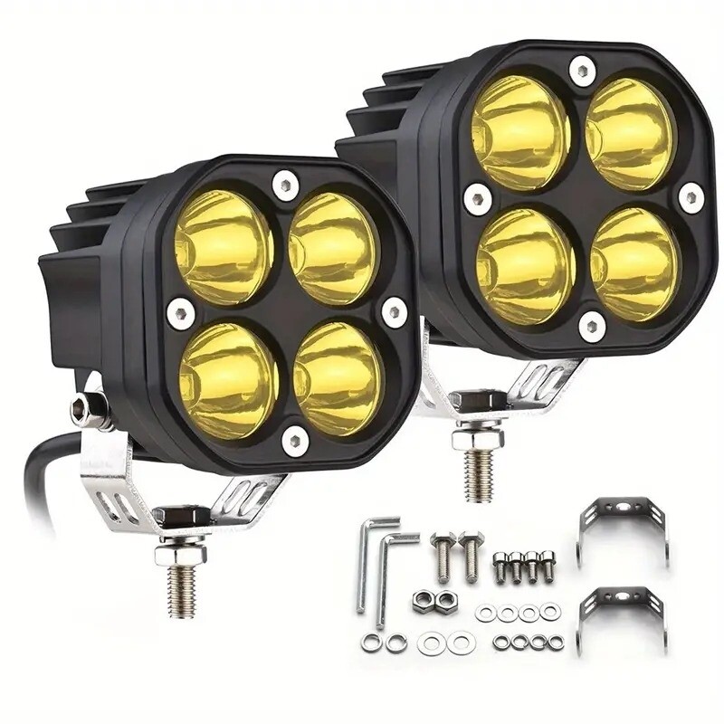 2 Luces LED, Rzr y todo terreno, camiones.