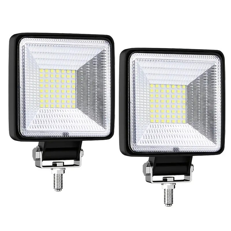 2 pzs de faros de luz LED de 168w, todo terreno, etc. Reversores.
