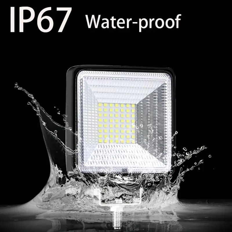 2 pzs de faros de luz LED de 168w, todo terreno, etc. Reversores.