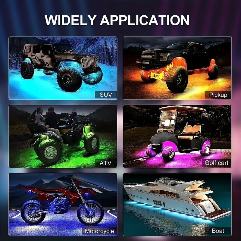 Luz de chasis para moto, rzr, cuatrimotos, camiones, etc. 