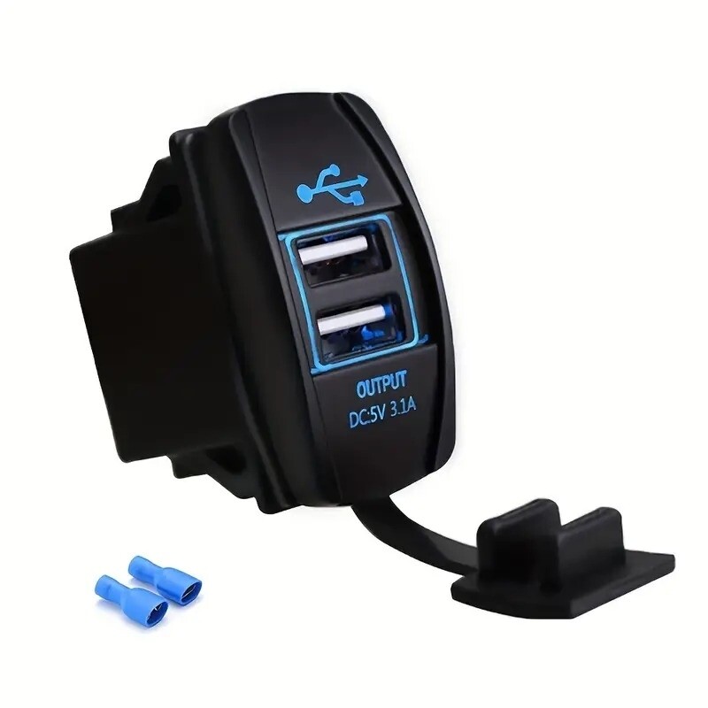 Cargador USB salida DC 12/24 cargador universal.