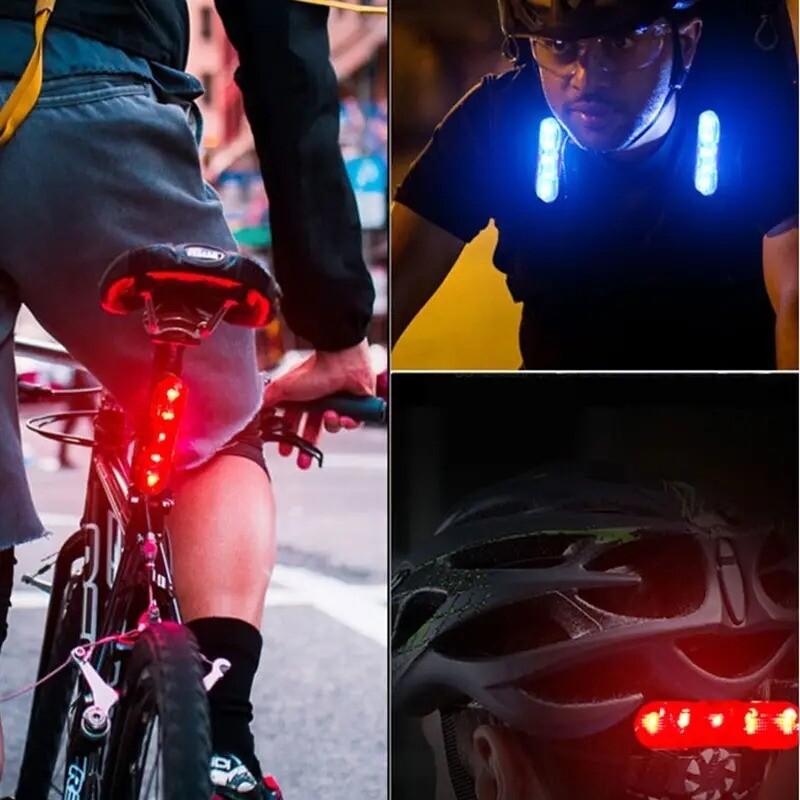 1 Pza Luz Trasera De Bicicleta X-TIGER Impermeables