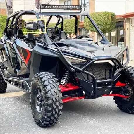 1 par de Espejo retrovisor lateral con luces LED RZR O CANAM.
