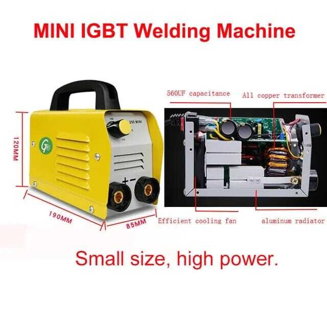 Maquina de soldar portátil alta potencia 110V y 220V
