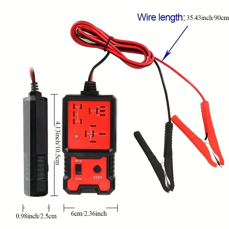 Probador de relé de coche de 12V Detector de circuito.