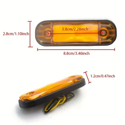 2 Piezas Lampara LED 12/24V