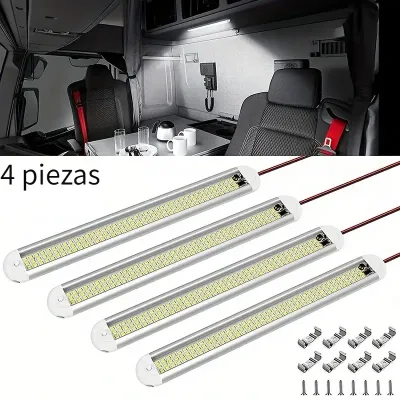 ​1 Pz 120 LED 12V Luz LED Interior.