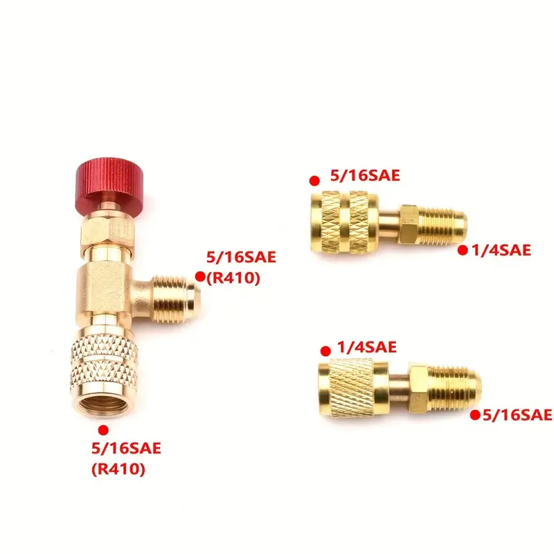 Adaptador de seguridad para válvula de inyección refrigerante