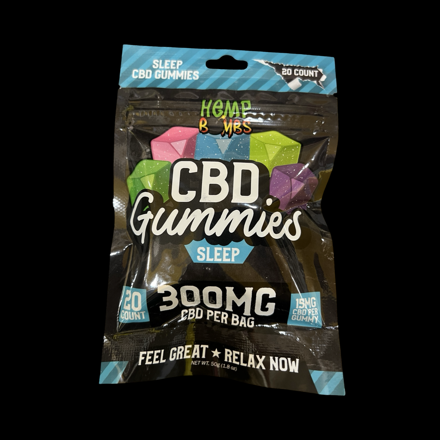 HEMP  BOMBS CBD Gummies  Sleep -300MG