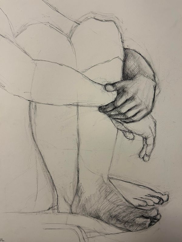 Hands and Feet Study from Life