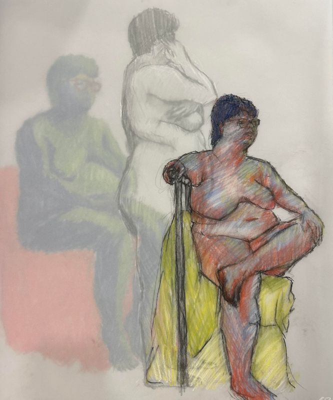 Layered Life Drawing