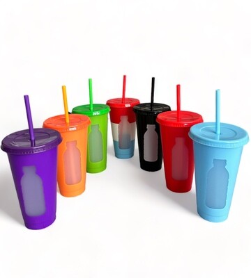 24 oz P bottle with straw lid