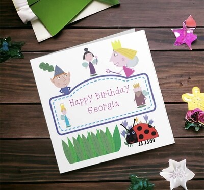 Ben &amp; Holly Birthday Card