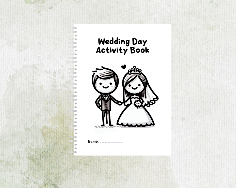 A5 wedding Activity Booklet