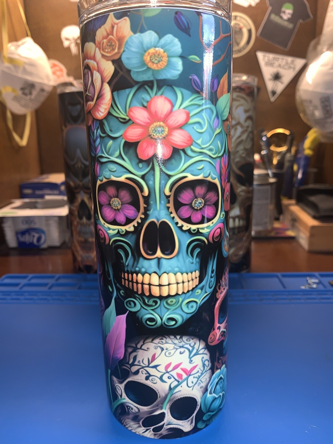 Sugar Skulls 20oz Sublimation  Tumbler