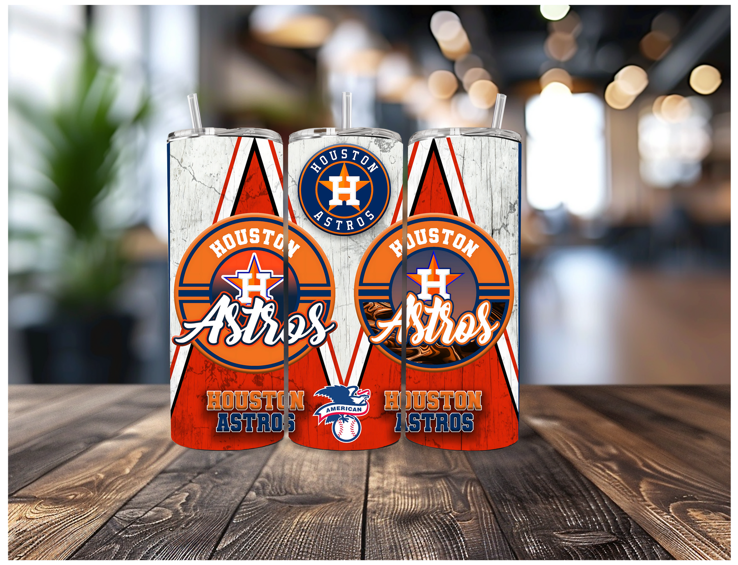 Astros Triple Logo 20oz Tumbler