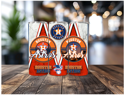 Astros Triple Logo 20oz Tumbler