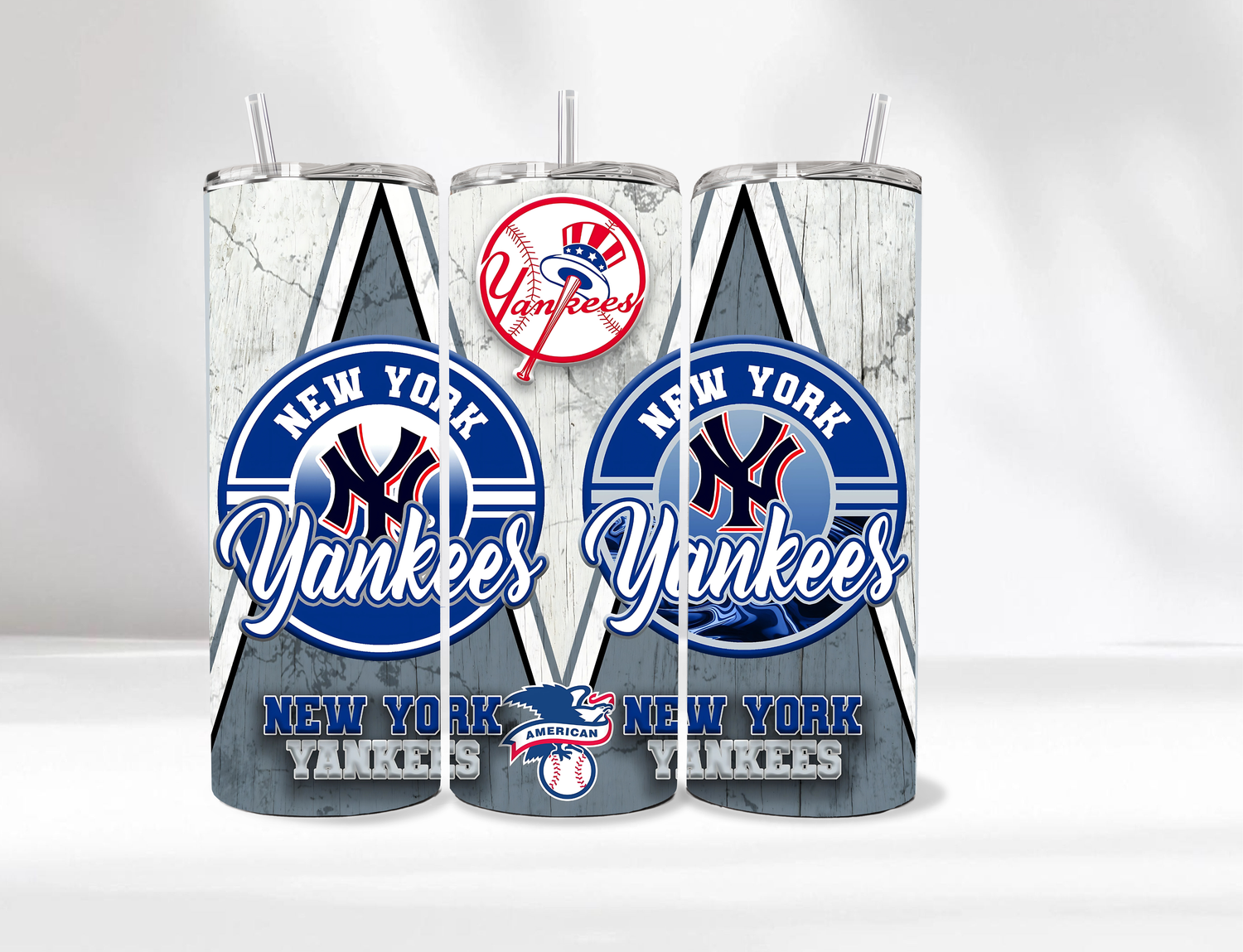 Yankees Triple Logo 20oz Tumbler
