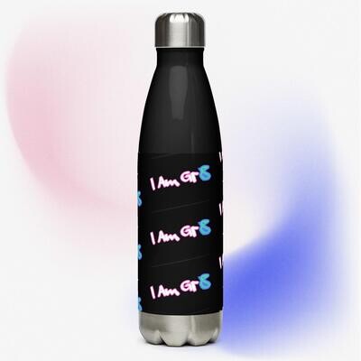 I AM GR8- Stainless Steel Water Bottle