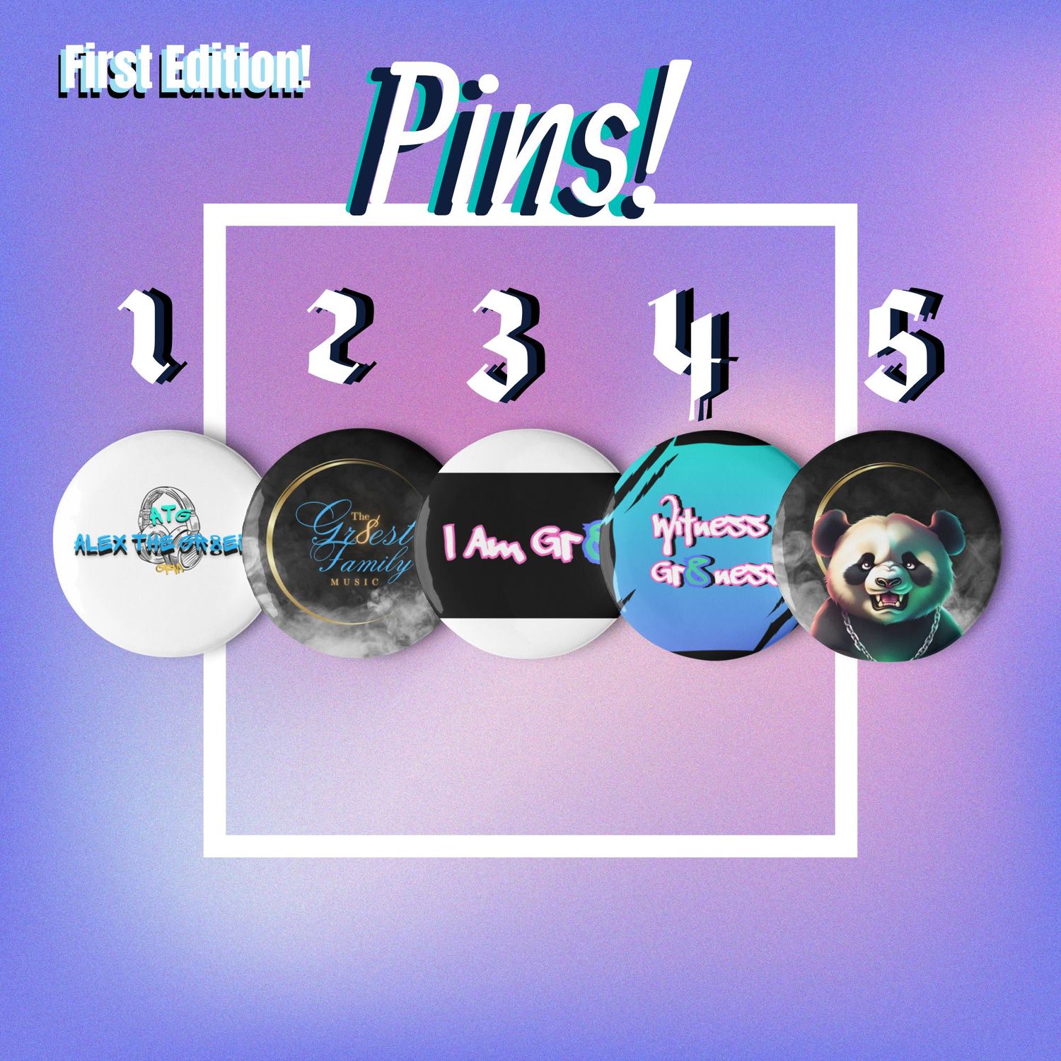 {FIRST EDITION} ATG Pins!