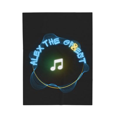 Alex The Gr8est- Velveteen Plush Blanket