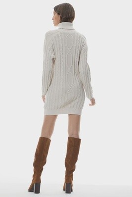 YFb Aurella Cable Knit Dress