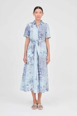 Simkhai Audria S/S Belted Midi Dress