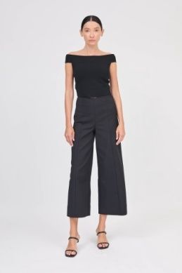 Simkhai Kallin Cropped Bottom Wide Leg Pant
