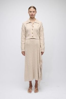 Simkhai  Virginia Cropped Cardigan