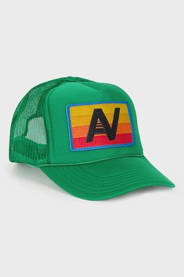 AVIATOR NATION LOGO RAINBOW - LOW RISE TRUCKER HAT