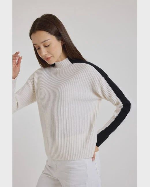 Brodie Cashmere Chamonix Mock Neck