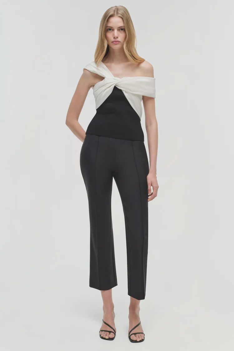 SIMKHAI Celiana Knit Combo Top