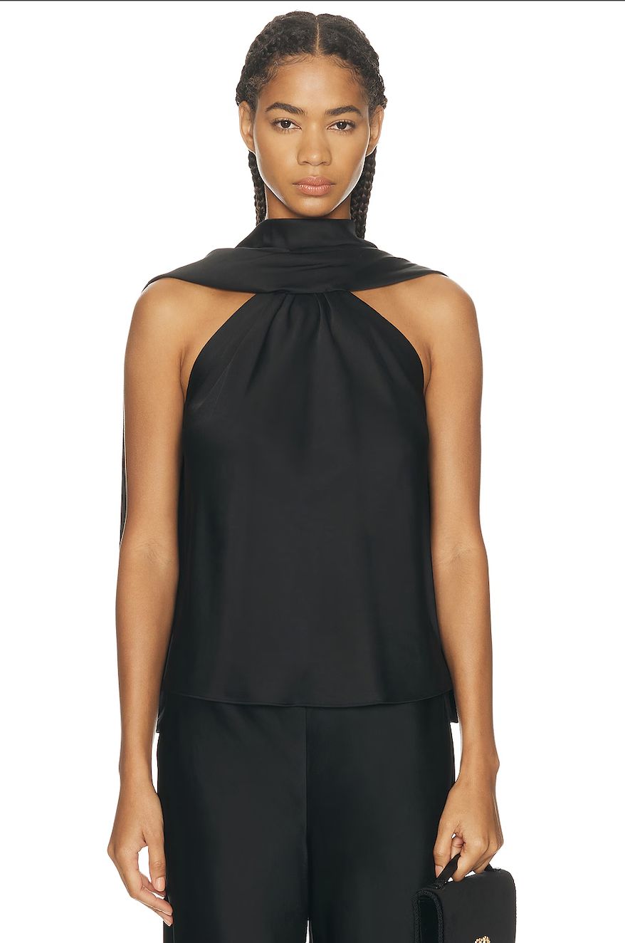 SIMKHAI SCARLETT CAPE TOP