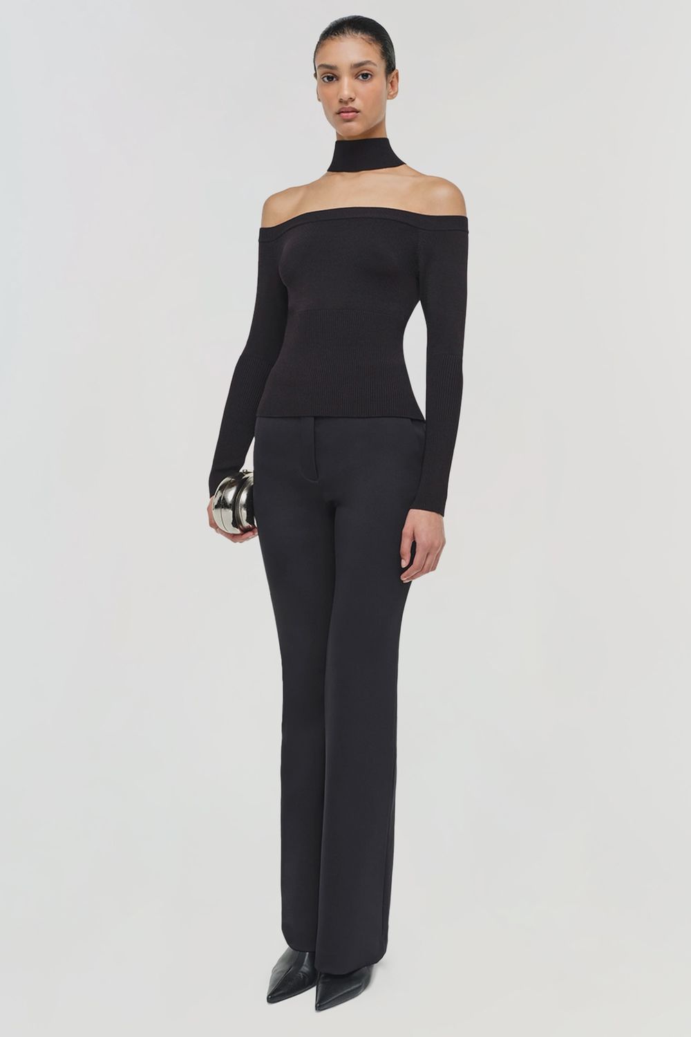 SIMKHAI LILA COLD SHOULDER TOP