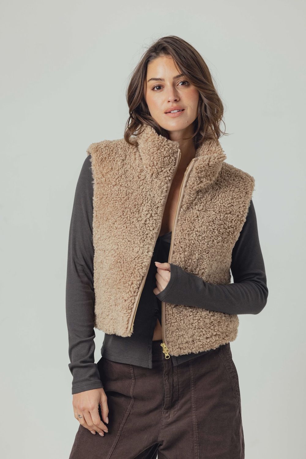 SUNDAYS SHERPA CECILY VEST