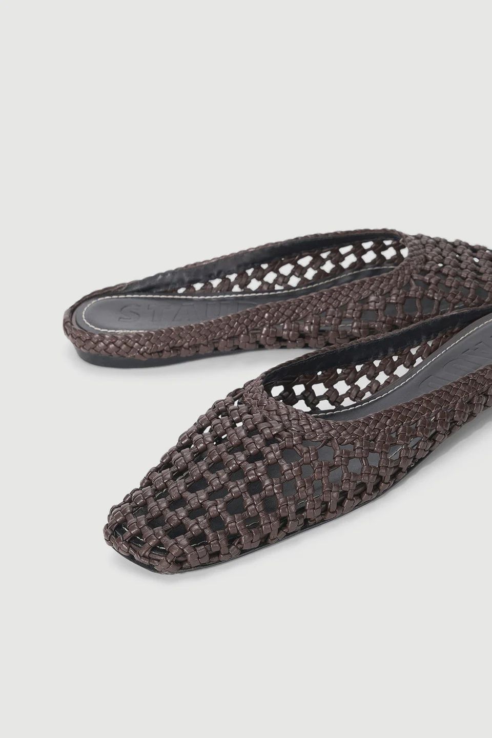 Staud Otto Hand-Knotted Flat Mule