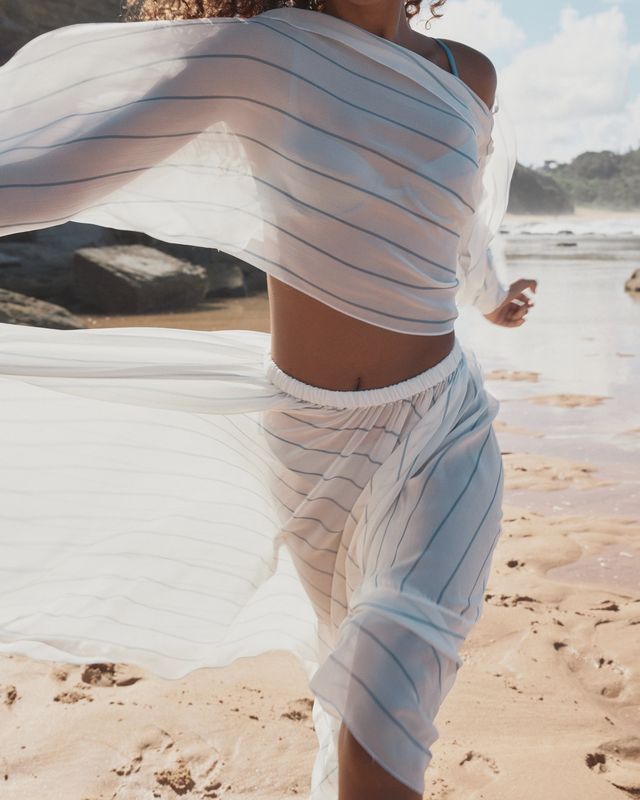 Bondi Born Capri SIlk Kimono Top