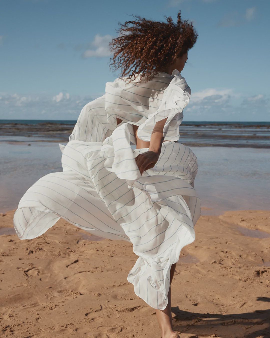 Bondi Born Capri  Silk Square Skirt