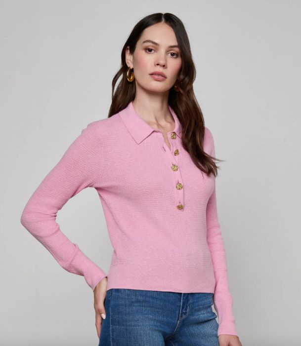 LAGENCE STERLING JWL BTN SWEATER