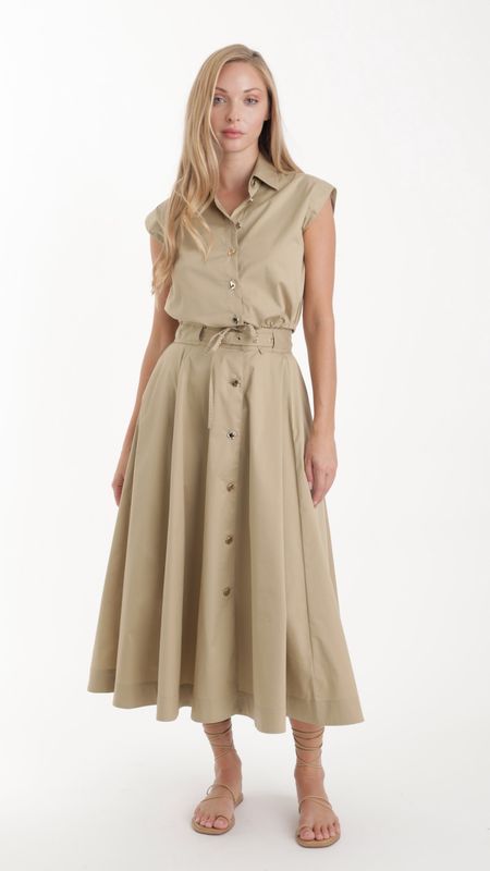 KARINA GRIMALDI NOMA MIDI SKIRT