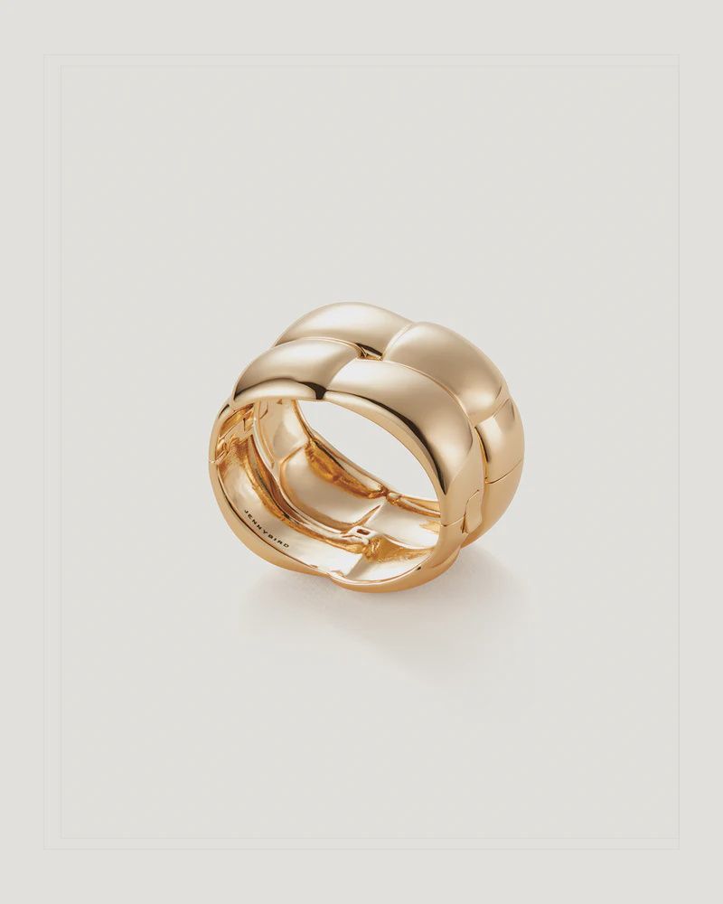 JENNY BIRD MEGA WOVEN SQUARE BANGLE