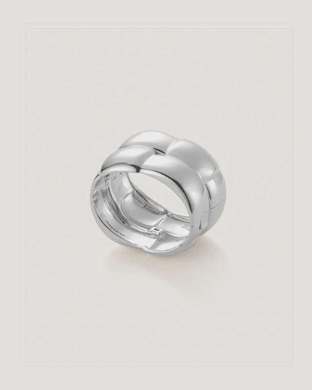 JENNY BIRD MEGA WOVEN SQUARE BANGLE