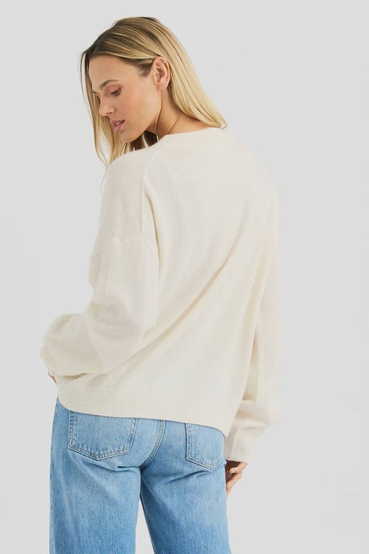 One Grey Day Catherine Cashmere Vneck