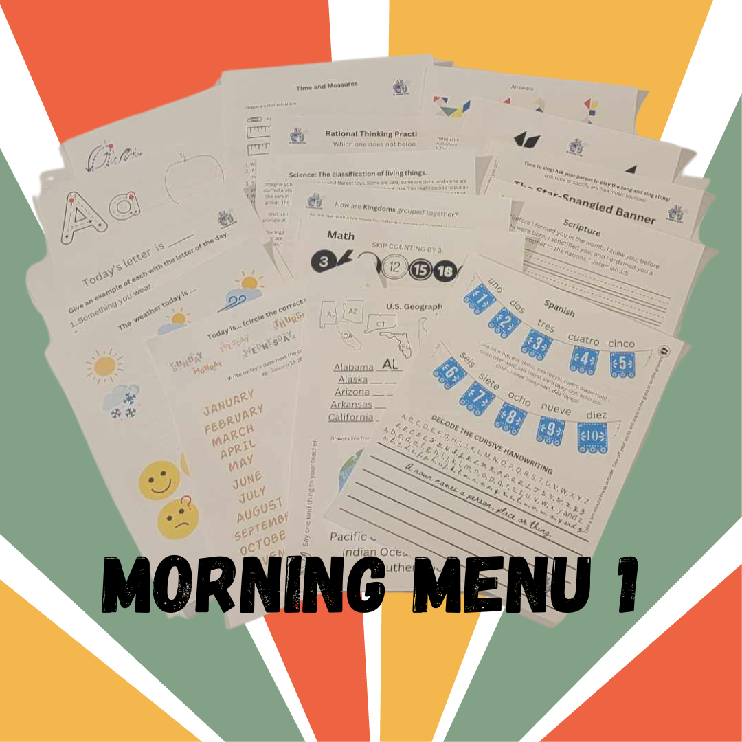 Morning Menu 1 (16 Pages)