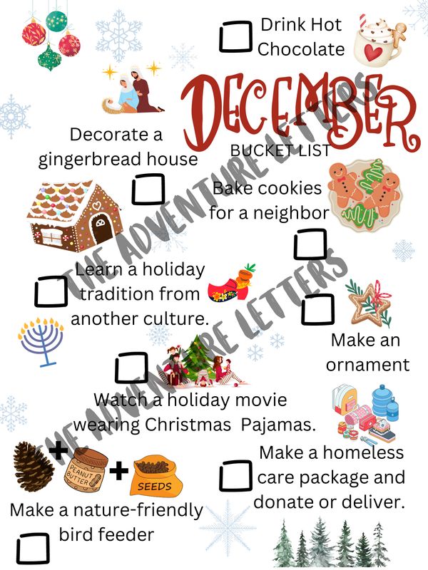 December Family Bucket List