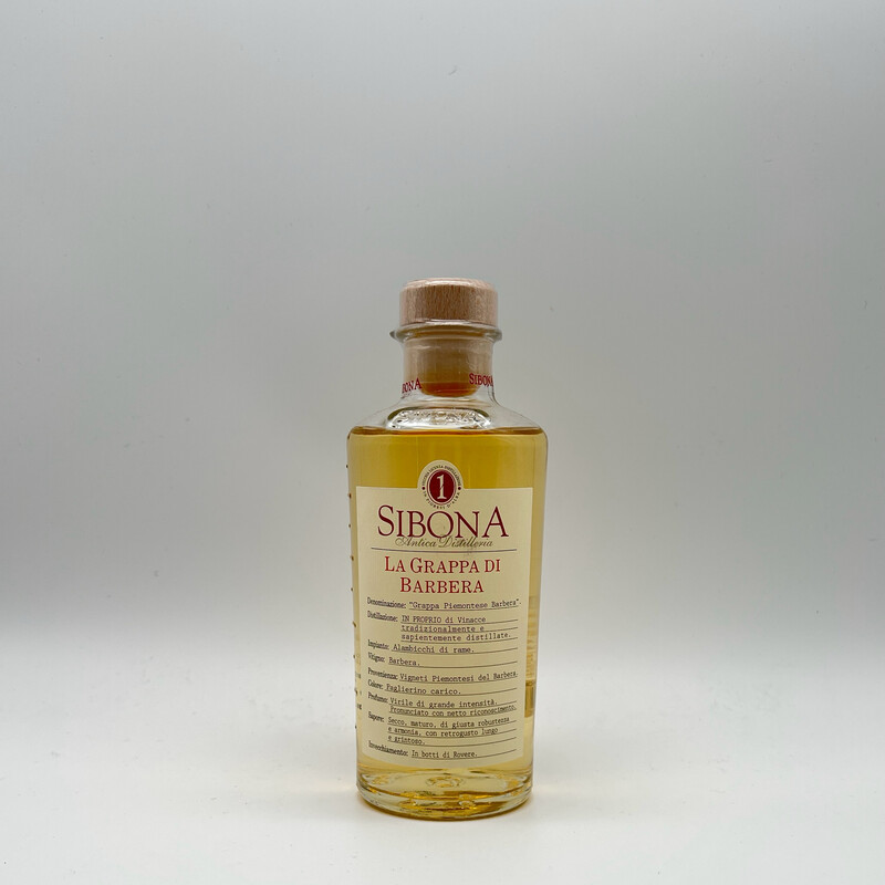 Sibona - La Grappa di Barbera Monovitigno