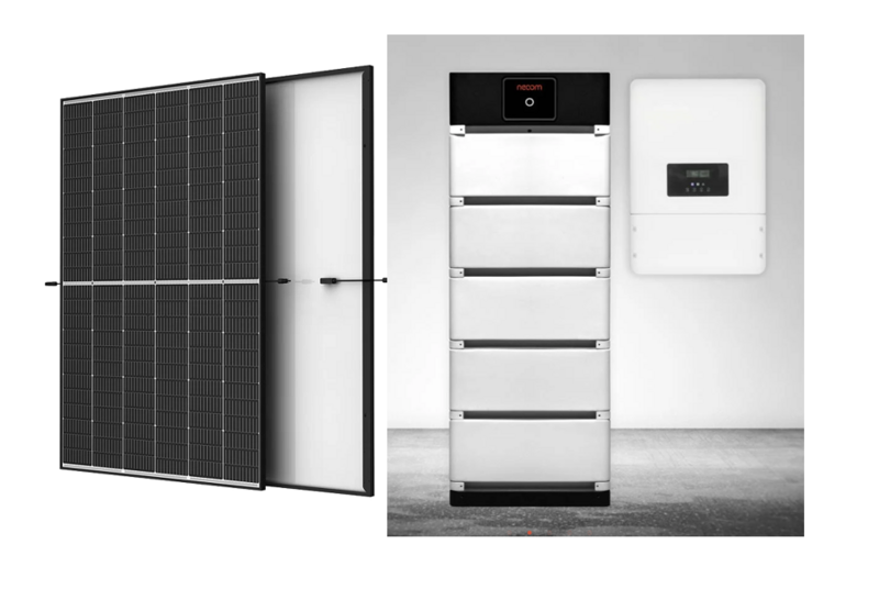 Neoom Kjuube Light S  10,2 KWp PV Anlage mit 14,2KWh Speicher Komplettpaket