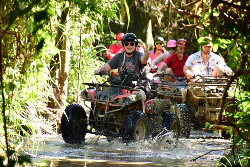 Wheels & Waves Experience =>>>>> Includes Mountain ATV Ride, Beach Access, Lounge Chair, Pool, WiFi, Round Trip Transportation!